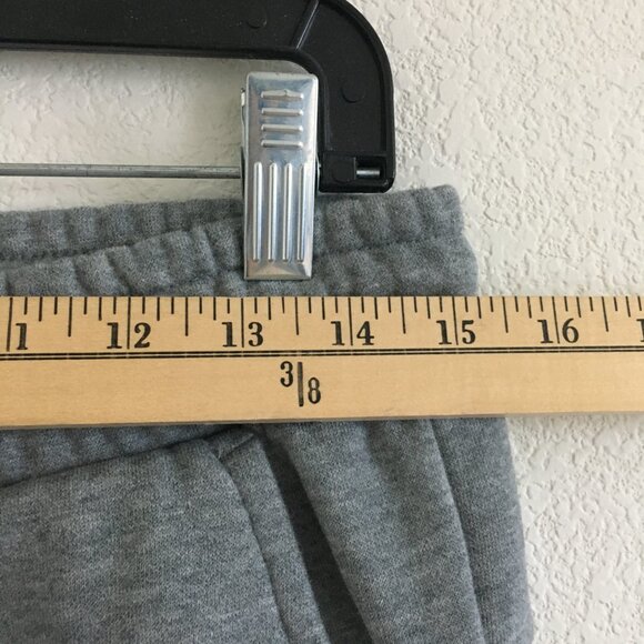 Puma Mens Medium Gray Jogger Drawstring Elastic Waist Inseam 28" 100% Cotton - Picture 5 of 12